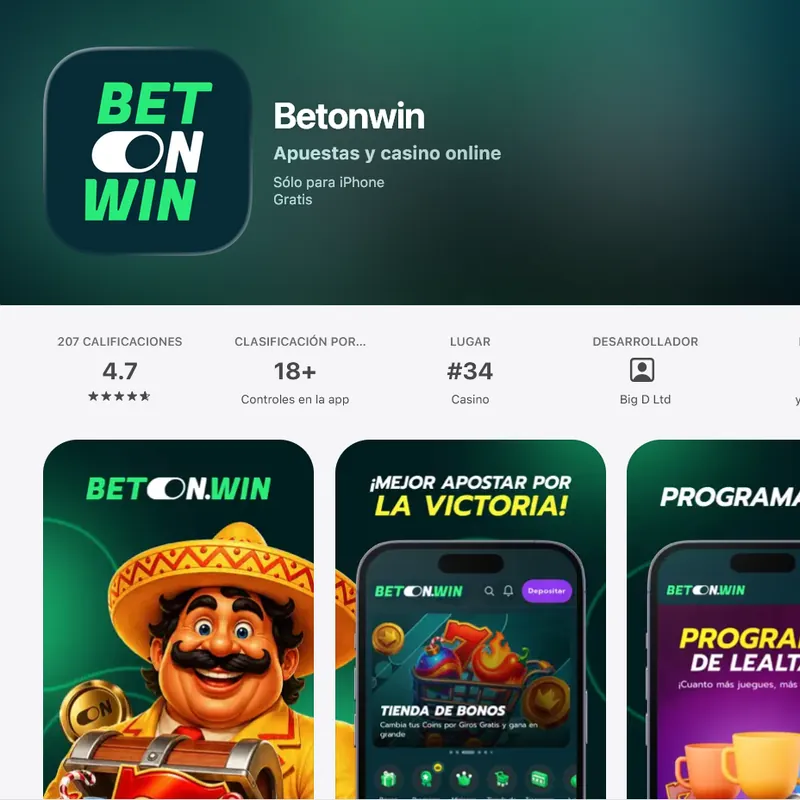 Betonwin: ficha de la aplicación para iPhone y vistas del producto en App Store